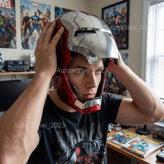 Iron Man Helmet Autoking MK5 1/1 Voice-controlled Transform Mask Cosplay Prop