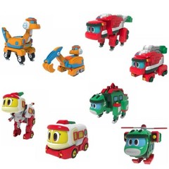 Gogo Dino Mini Dinosaur Transform Robot Figures Kids Boy Vehicle Toys Car 3.5″