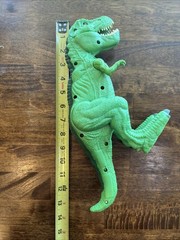 T-REX DINOSAUR Green Toys Roaring Eating Chomping Sounds Light Up Eyes