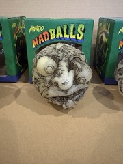 Madballs Mondo Set Glow In The Dark Skull Face Slobulus Horn Head Toy Figure OOP