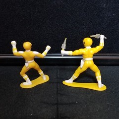 Vtg Bandai Power Rangers PVC Figure 13 Lot Green Black Yellow Red Blue Ranger