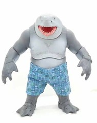 SU-KS-PT-BU: Fabric Blue Beach Shorts for McFarlane King Shark