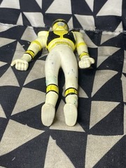 1994 POWER RANGERS White Ranger AF Bendable Rubber Bend-Em Jason David Frank VTG