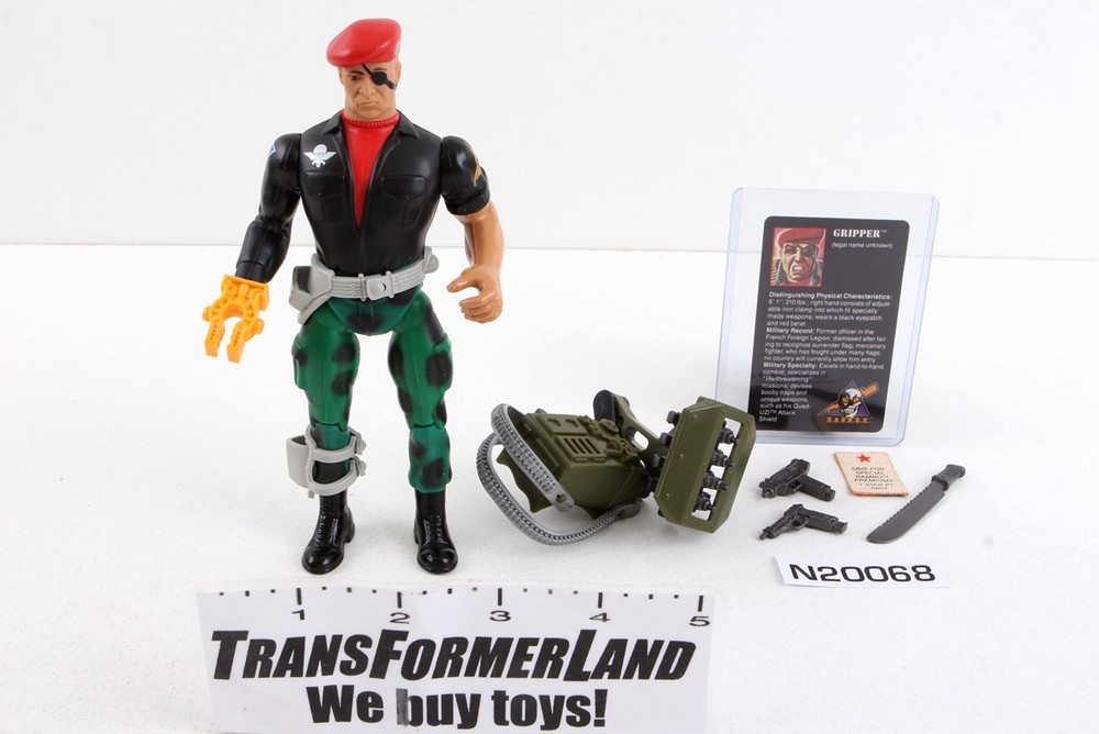Rambo Coleco Gripper 100% Complete Actions