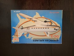 American Airlines DC-3 1/144 MINICRAFT Plane Model Kit MIB NEW Unbuilt