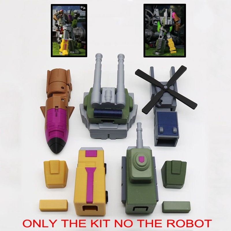 Release All Members Upgrade Kit For MS-TOYS Small G1 Bruticus Accessories