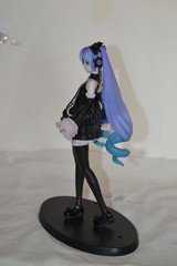 Hatsune Miku Project DIVA Future Tone Black Dress 17cm Anime Figure Toy No Box