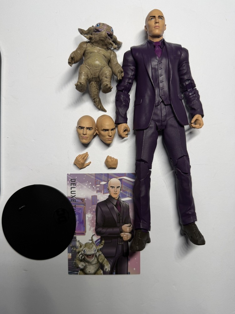 MCFARLANE Theatrical Edition LEX LUTHOR + Baby Kaiju DC MULTIVERSE loose