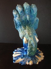 YETI HAND Custom Kidrobot Santa Cruz Skateboards Screaming Hand Figure