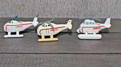 Harold the Helicopter Vtg Gullane Allcroft Die-cast Plastic Lot Of 3