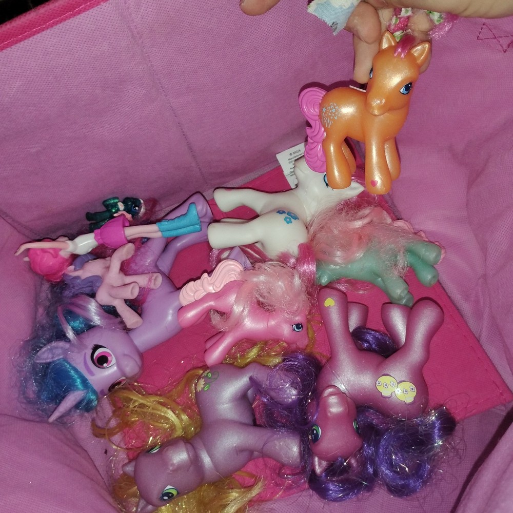 Mlp Mixed Lot Parts G3 G2 MIX PONIES OLD mcdonalds Toys Etc