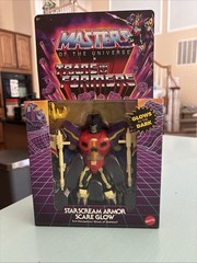 Masters of the Universe X Transformers Starscream Armor Scare Glow SEALED MISB