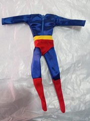 SUPERMAN CUSTOM SHINY FABRIC CLOTHING Set Ken Max Steel Hottoys Other 1/6 Male