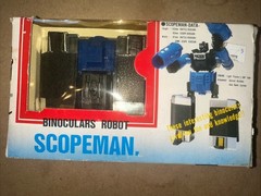 Robot Scopeman Binoculars Micro Change Diaclone Takara KO AL-ES Transformers