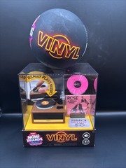 Mini Brands Really Works MINI RECORD PLAYER + CAPSULE Vinyl Playset Series 1 NEW