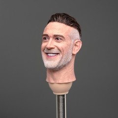 1:6 Male Actor Head Sculpt Carved Model Fit 12” Soldier Action Figure Body Toys