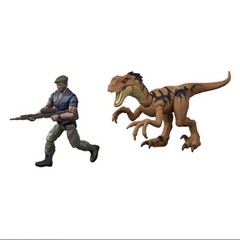 Jurassic World Rebirth Duncan Kincaid & Velociraptor Human & Dino Pack New