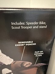 Hasbro Star Wars Power of The Force Speeder Bike & Trooper 12 in Action Figure