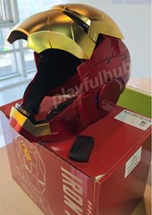 AutoKing Iron Man MK5 Helmet Mask Jarvis Voice-control Open-close Light-up Mask