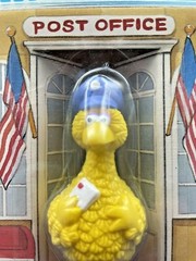 Big Bird Post Office, Sesame Street Collectibles, 1987, NEW, Tara, vintage