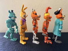 LOT OF 5 FUNKO FIVE NIGHTS AT FREDDYS 5″ CURSE OF DREADBEAR 2021 COMPLETE WAV