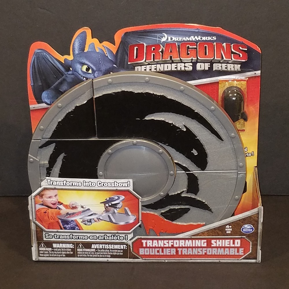 How To Train Your Dragon Defenders Of Berk Shield Crossbow DreamWorks Dragons