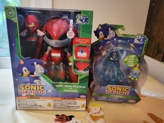 Sonic The Hedgehog 35th Anniversary Giant Metal Knuckles & Chaos 35th Figure