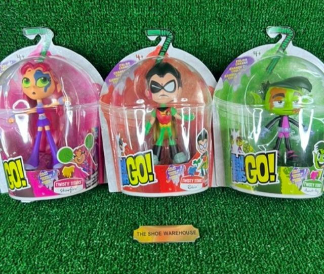 Twisty Titans Robin Figure Teen Titans Go! Color Change Variant ’24 NEW SET OF 3