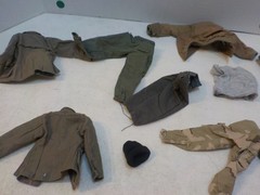 N A506 GI Joe Ultimate Soldier and Other Military Figure Clothing Lot