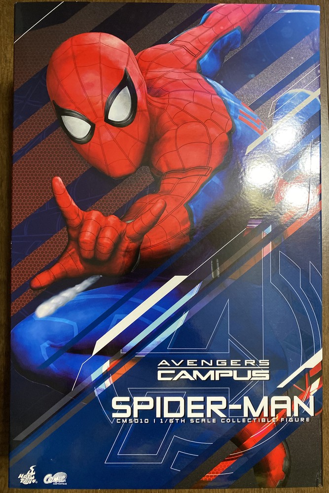 Spider-Man Hot Toys Disney D23 Expo Exclusive Figure Avengers Campus 1/6th Scale