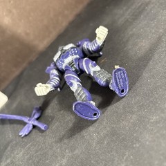 SHREDDER METAL MUTANTS ACTION FIGURE TMNT NINJA TURTLES PLAYMATES CARD NEAR COMP