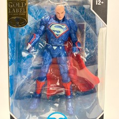 McFarlane DC Multiverse Lex Luthor Power Suit Blue Red Gold Label Action Figure