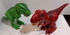 Zuru & Unbranded T-Rex Dinosaur Lights Sounds Lot Of 2 Working See Pictures