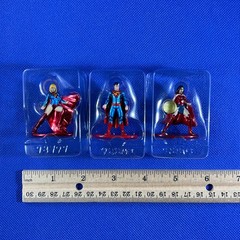 Supergirl Superman Wonder Woman DC Comics Jada Nano Die-Cast Metal Figures Lot