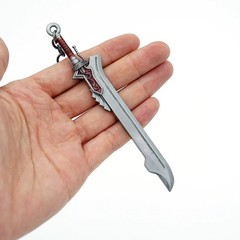 DMC Devil Dante Sword Rebellion Awakening Keychain Game Peripherals May Nero Red