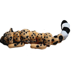 Fleximech Mini Cheetah Articulated 3d Printed 2.5″ Flexible Animals Fidget Toy