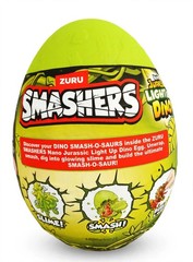 x4 ZURU Smashers Nano Jurassic Light Up Dino Egg – New Sealed