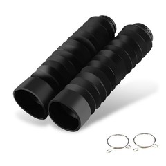 Motorcycle Fork Gaiters Covers Front Fork Boots Rubber Dust Covers 1 Pair
