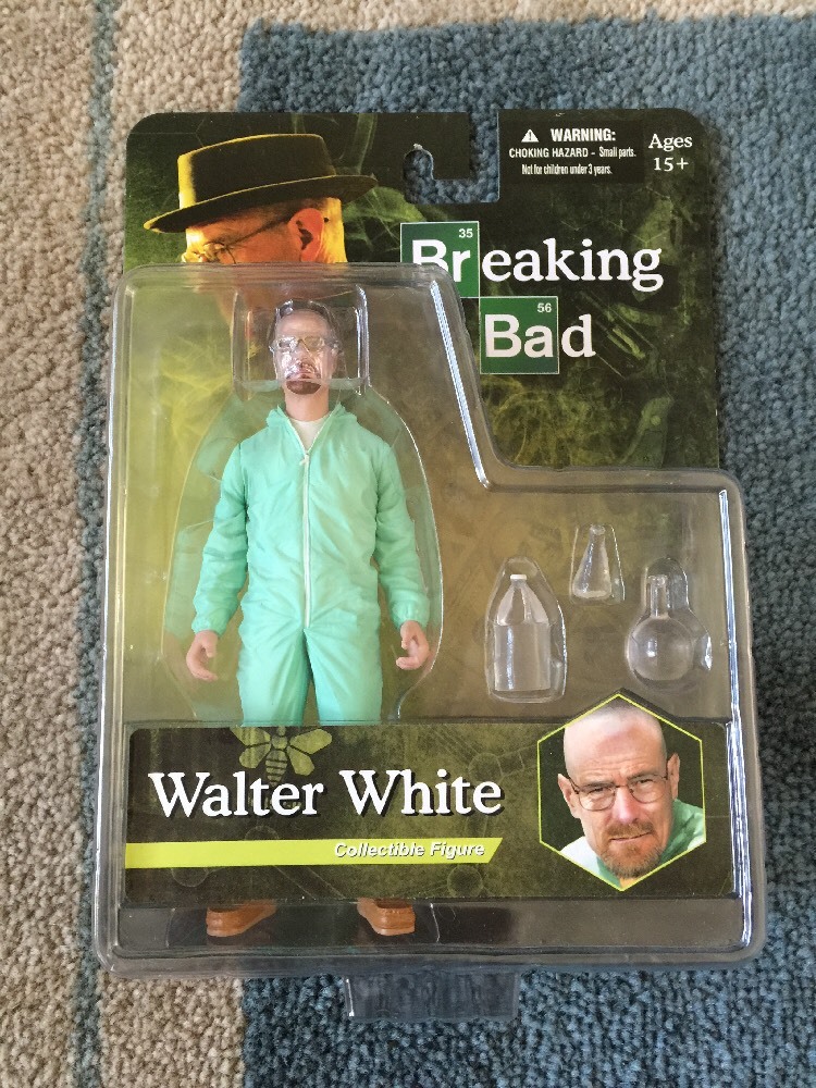 Breaking Bad Walter White Blue Hazmat Exclusive Figures