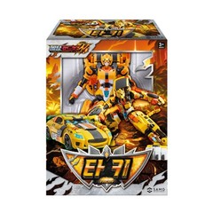 Metal Cardbot W Tachy Korean Transforming Robot Sports Car Action Toy