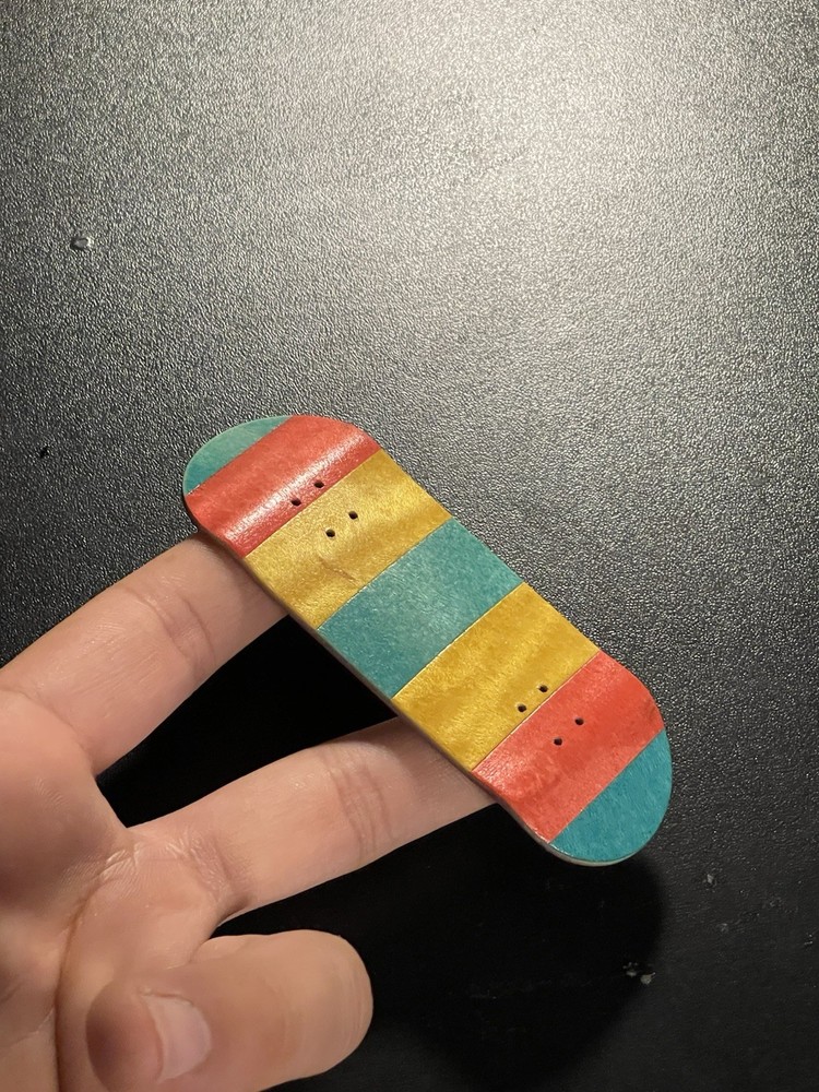 34mm Handmade Exotic Maple Wood Fingerboard Deck –100% Handcrafted in California