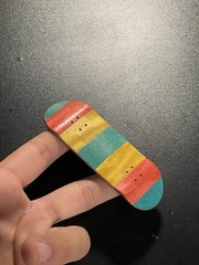 34mm Handmade Exotic Maple Wood Fingerboard Deck –100% Handcrafted in California