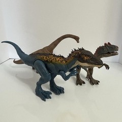 Dinosaur action figure mixed lot of 15 Jurassic World & Vtg Solid Dino figurine