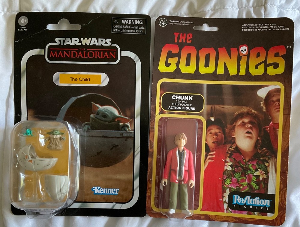 The Goonies Chunk Figure New In Package & Star Wars The Child Kenner