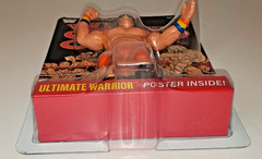 New WWE WWF LJN Superstars ULTIMATE WARRIOR Black Card Wrestling Figure Mattel