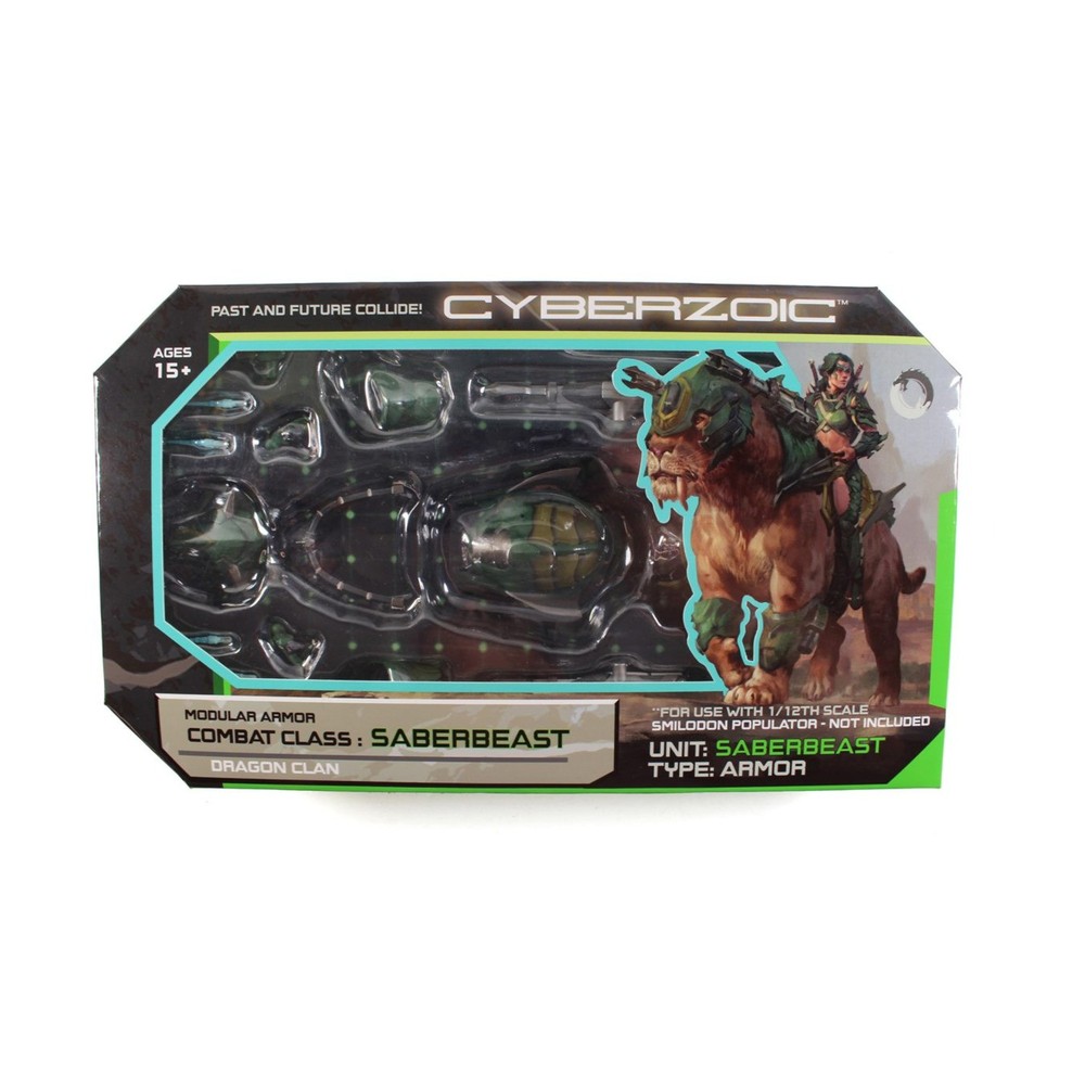 Creative Be Cyberzoic Action Fig Saberbeast Modular Armor Unit – Smi VG+/Mint