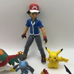 Pokemon Nintendo Tomy 12 Figures LOT Ash Ketchum Charmander Pikachu Hawlucha Etc