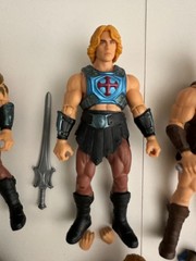 MASTERS UNIVERSE CHRONICLES Movie HE-MAN Man-At-Arms SKELETOR Core Lot + CUSTOMS