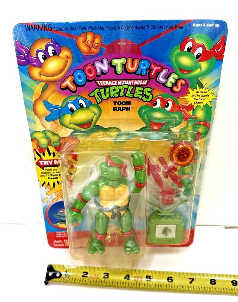Toon Raph Teenage Mutant Ninja Turtles TMNT 1992 Playmates Figure NEW SEALED