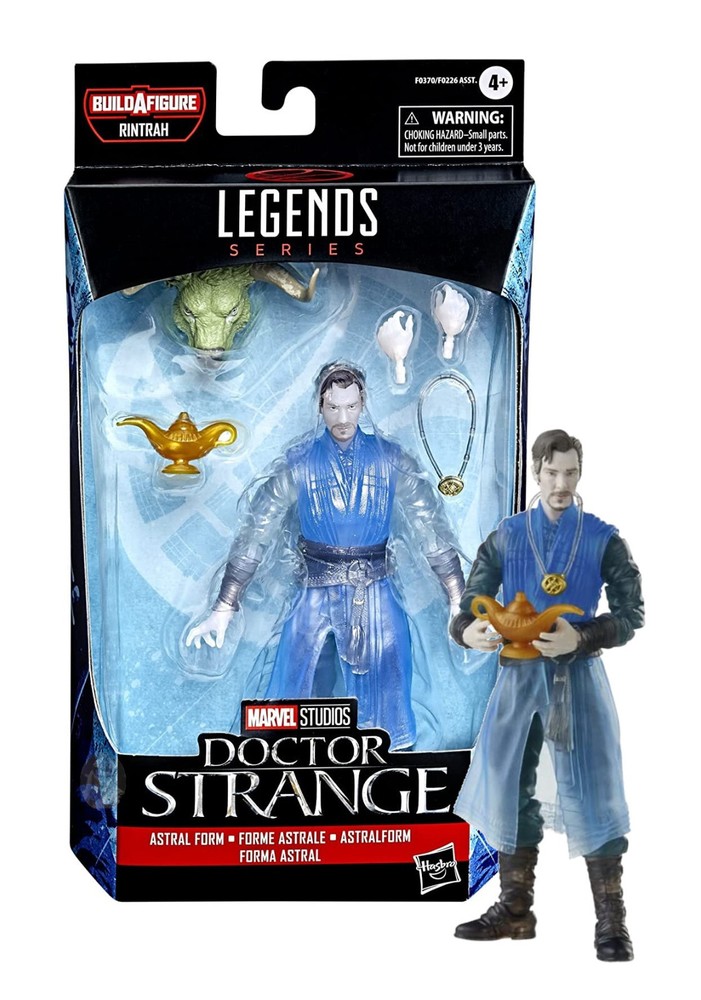 Marvel Legends Doctor Strange Astral Form 6″ Figure with Rintrah BAF Piece NIB